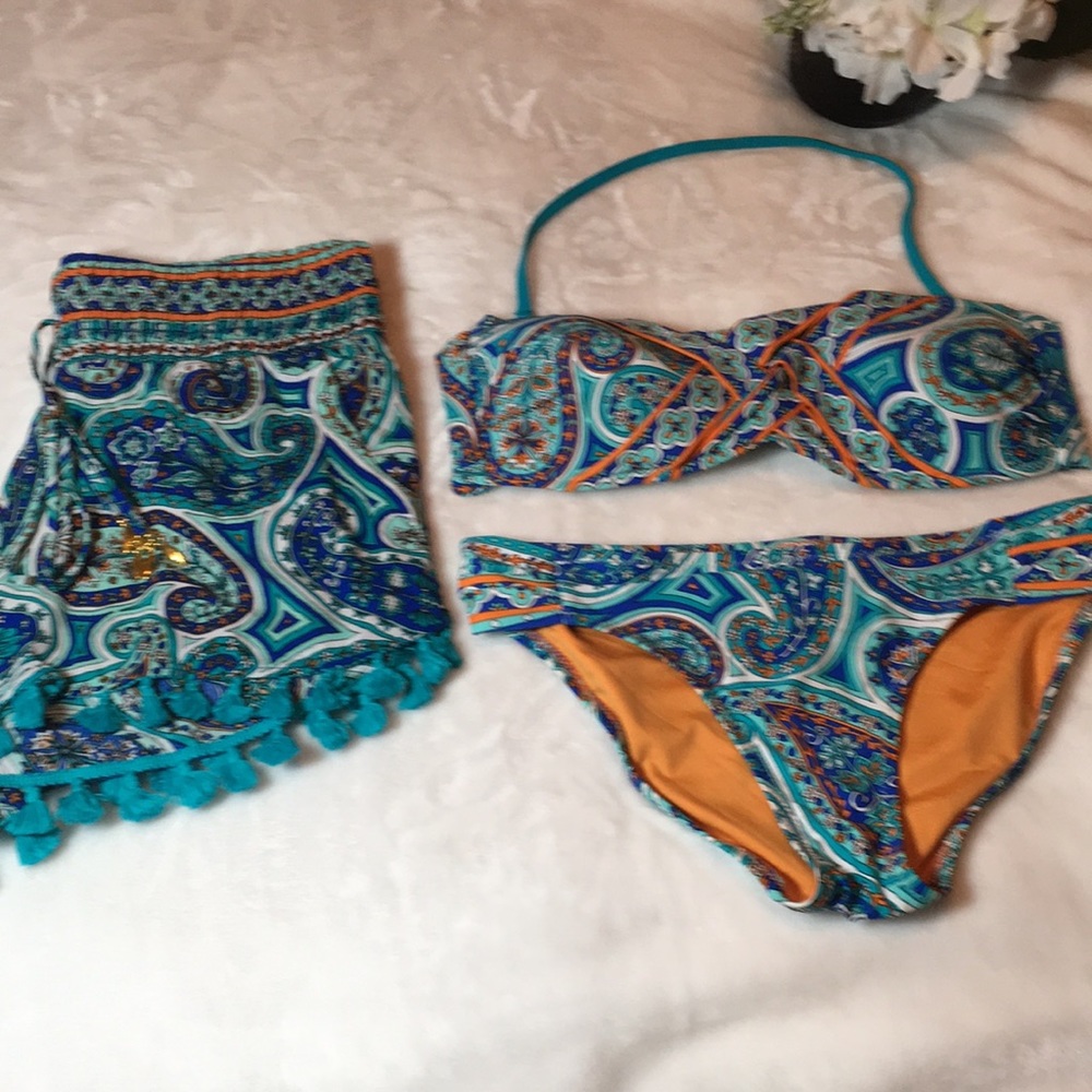 Trina Turk sz 8 bikini and sz sx short